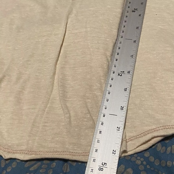 Miss Me Womens Long Sleeve Shirt XS Cream Lace Back Sequins Aztec Southwestern - Picture 9 of 11